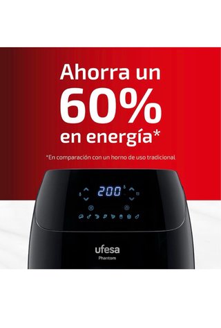 Freidora Aire sin aceite Ufesa Phantom Wifi 5L