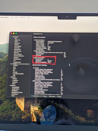 Apple MacBook Air M4 13" 2025 2 cicli di ricarica
