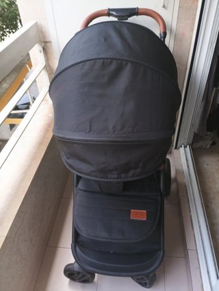 Carrito de bebé negro kinderkraft