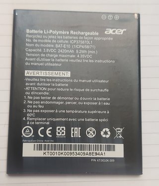 Batería Li-Polymer Acer ICP375870L1 BAT-E10