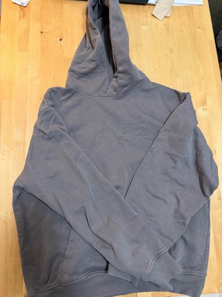Zara Sudadera Gris con Capucha