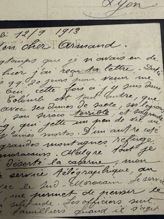 Lote 6 Postales Marruecos centenarias 1913.