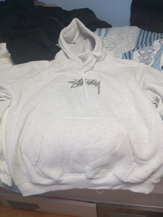 Sudadera Stussy Gris Hombre