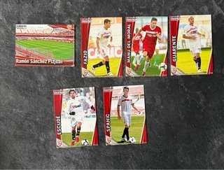 105 Cromos de fútbol LFP - liga 2012