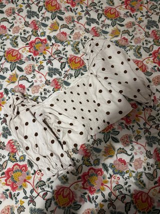 Blusa Top Lunares Talla 42