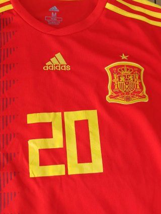 CAMISETA ESPAÑA MUNDIAL 2018 MARCO ASENCIO.