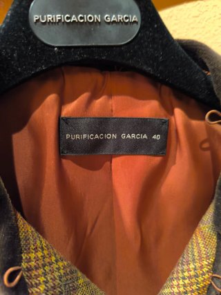 Chaqueta Purificación García cuadros M/38