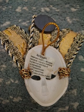 Maschera Veneziana Souvenir Decorativa
