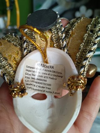 Maschera Veneziana Souvenir Decorativa