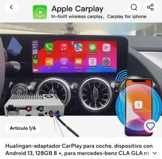 Adaptador CarPlay Pantalla Grande CLA 2023