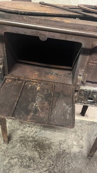 Cocina de leña antigua