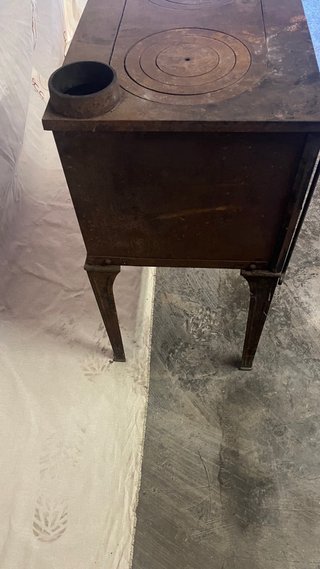 Cocina de leña antigua