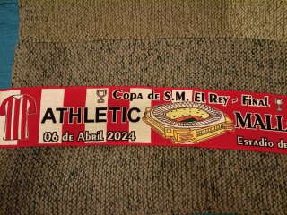 Athletic Bilbao Bufanda Final Copa Rey 2024
