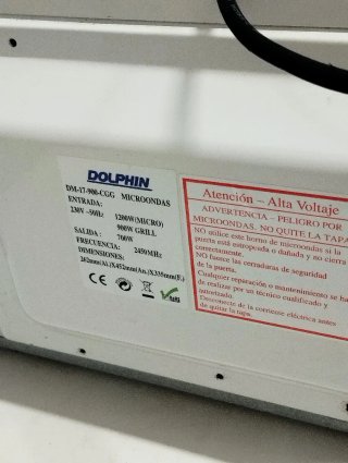 Microondas Dolphin 25L con Grill