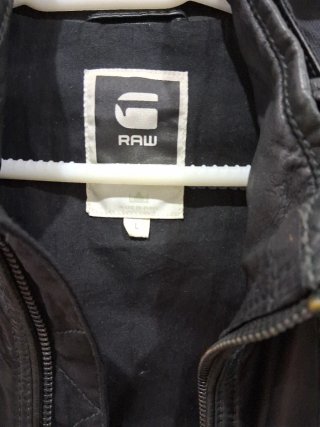 Chaqueta de Piel G-Star RAW Negra