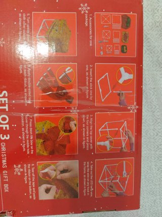 Caja de regalo navideña clasica