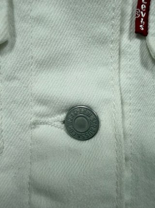 Cazadora vaquera Levi's blanca Talla S