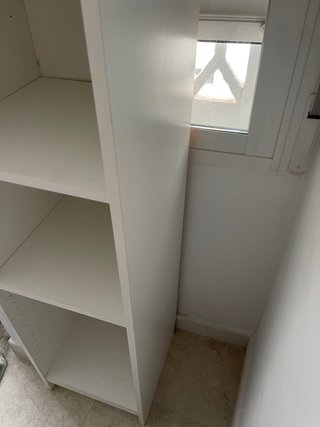 Estantería blanca madera 2m