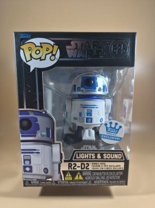Funko Pop de R2-D2 625 Star Wars. (Luz y Sonido) de segunda mano
