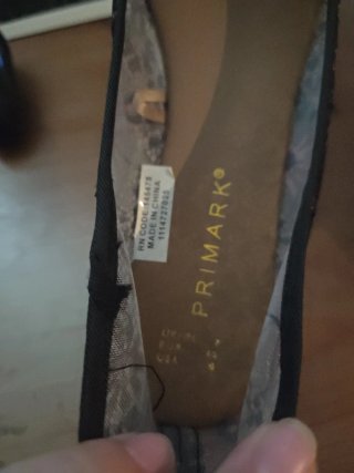Bailarinas Primark Negro y Rosa