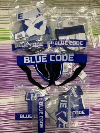 Suspensorios BLUE CODE (Negro y Azul)