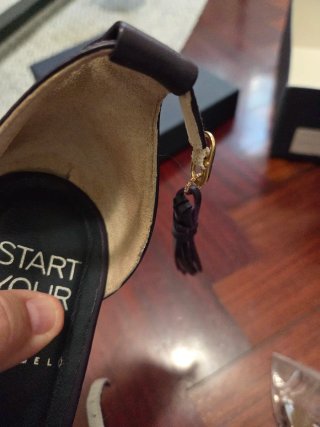 Sandalias Caramelo Moradas Talla 38