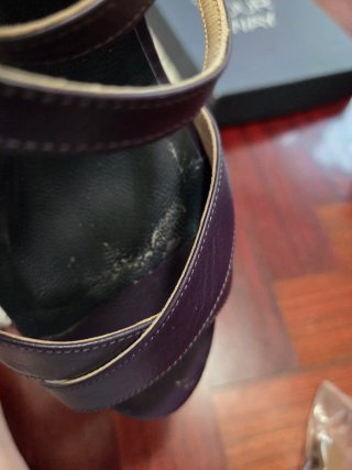 Sandalias Caramelo Moradas Talla 38