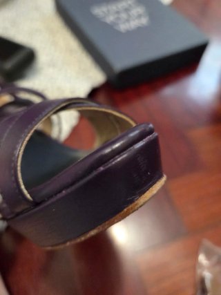 Sandalias Caramelo Moradas Talla 38
