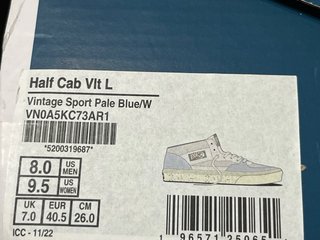 Zapatillas Vans Half Cab Vlt L