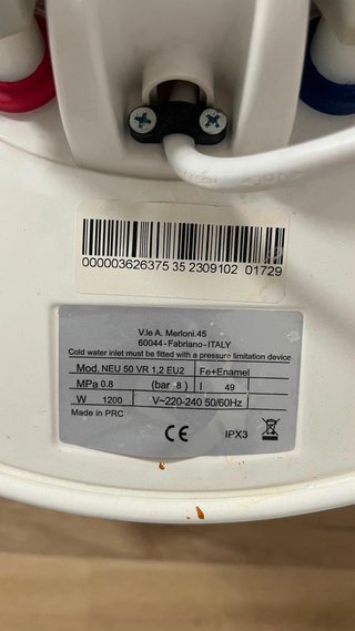 Termo Eléctrico Ariston 50L