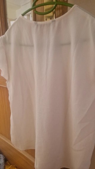 Camiseta Zara Blanca Talla L