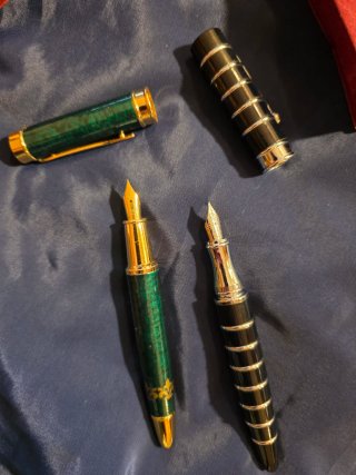 2 penne stilografiche da collezione