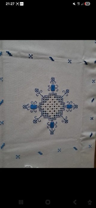Juego mantel y 6 servilletas vintage sin estrenar