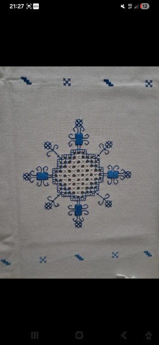 Juego mantel y 6 servilletas vintage sin estrenar