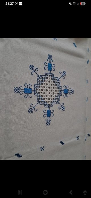 Juego mantel y 6 servilletas vintage sin estrenar