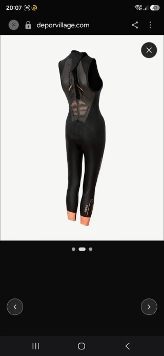 Neopreno triatlon, Zone 3 Vision Talla S, nuevo
