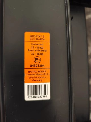 Silla coche Isofix Britax Römer