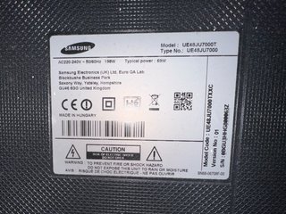 Samsung 48 4K UHD TV UE48JU7000T