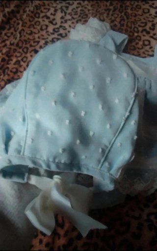 Vestido bebé plumeti 3 piezas con etiqueta