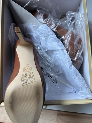 Zapatos Michael Kors Marrones Tacón