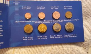 Colección de euros miniatura raros