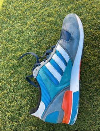 Zapatillas Adidas Azul y Gris