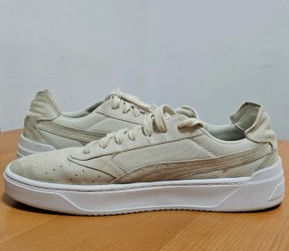 Zapatillas Puma Cali Beige y Blanco