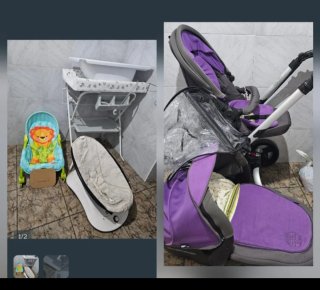 Pack Bebé: Carro, Hamaca y Bañera vendo  tofo junt
