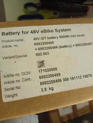 Batteria Continental iDT 660 DC 48V