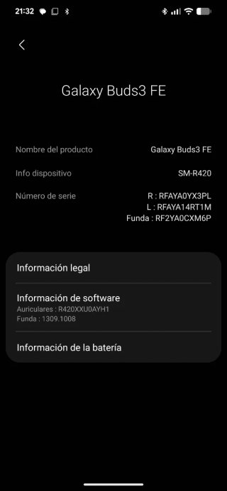 Auriculares Samsung Galaxy Buds3 FE  0CXM6P
