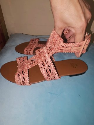 Sandalias de mujer de rafia