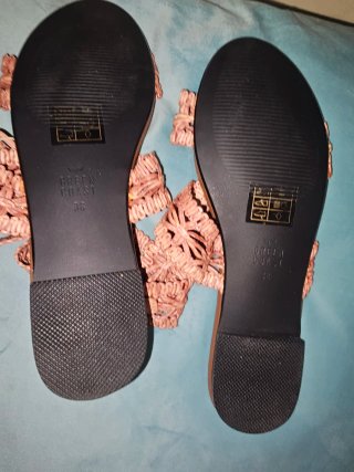 Sandalias de mujer de rafia