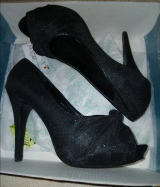 Zapatos de tacón negros talla 39
