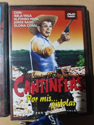 2 DVDs Cantinflas: El Padrecito y Por mis Pistolas
